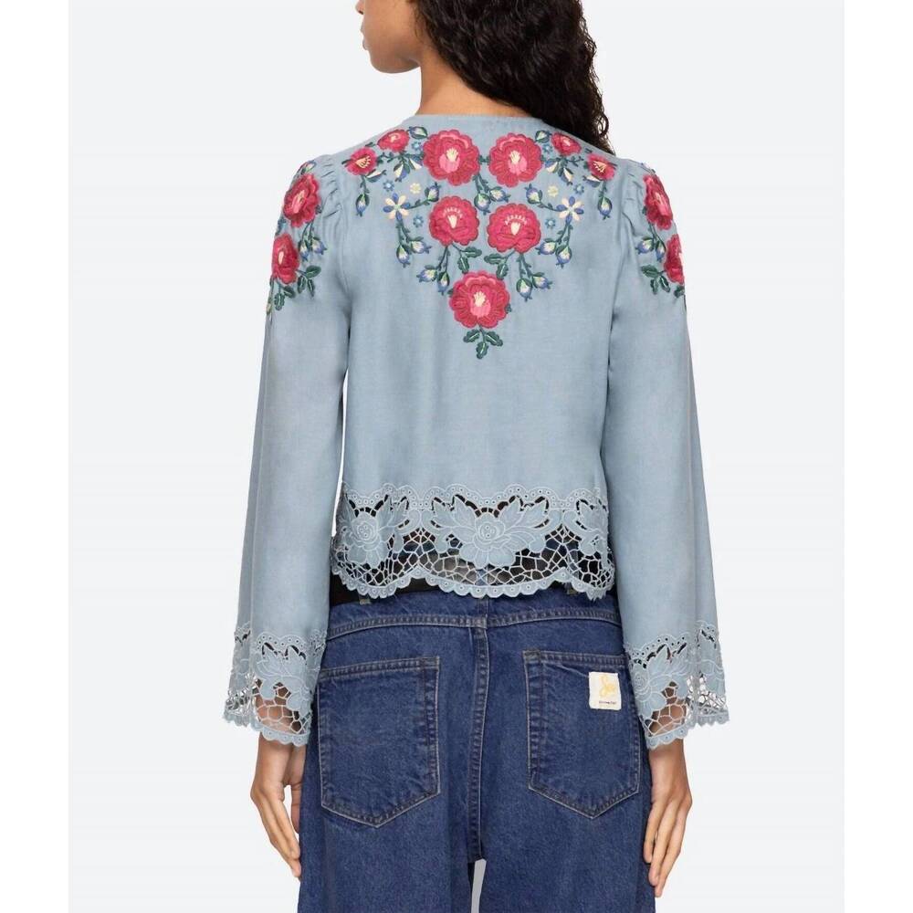 NEW SEA rosaline top in blue - Picture 4 of 4